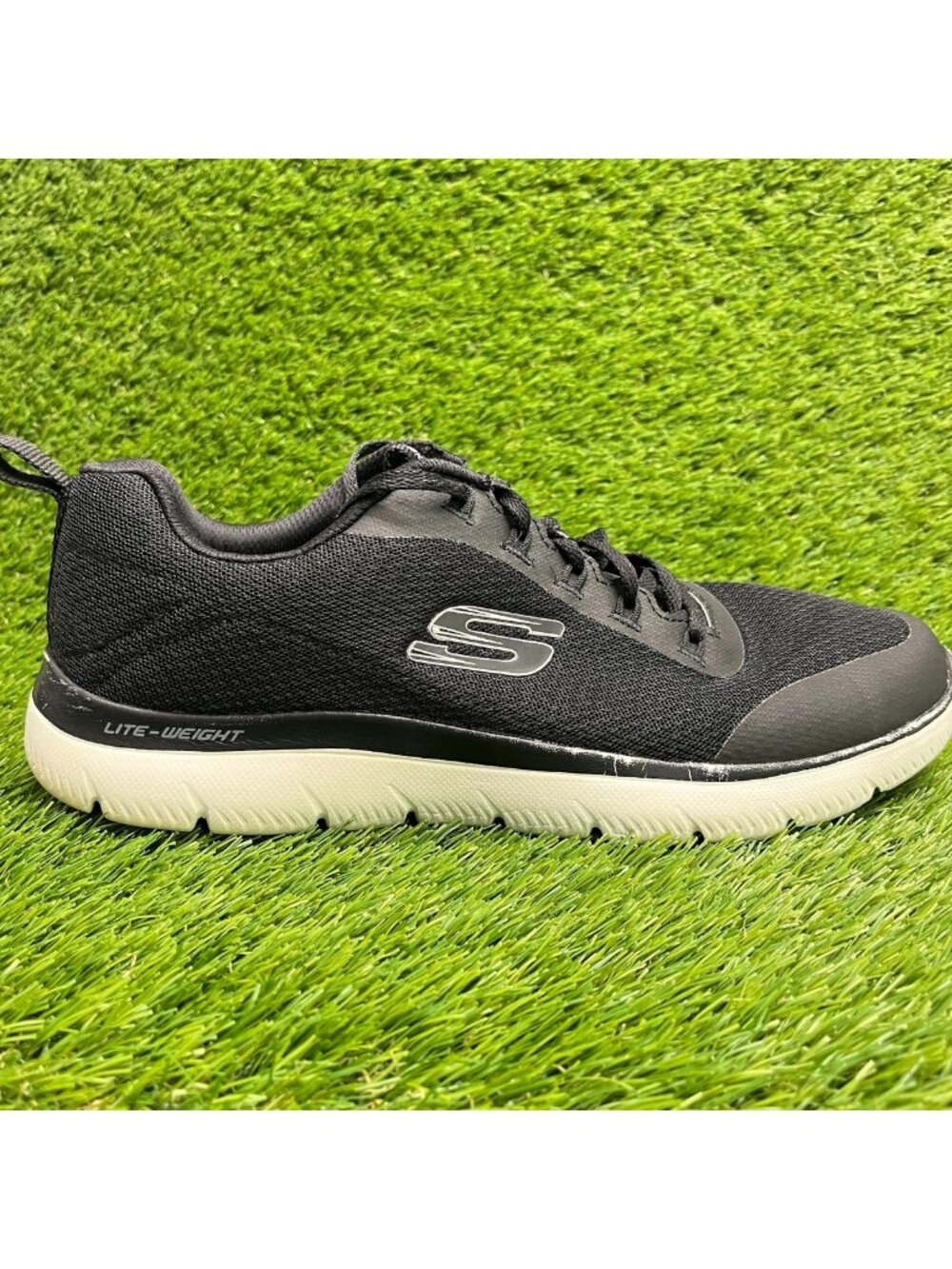 Skechers Summits Torre Mens Size 11 Black White Athletic Running Shoes Sneakers